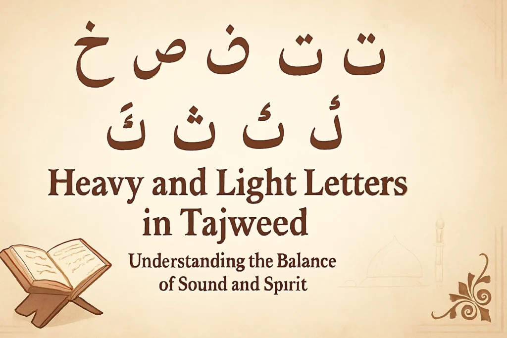 Tongue Letters in Tajweed