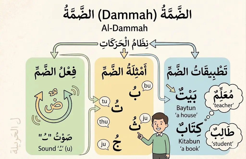 Dammah in Arabic