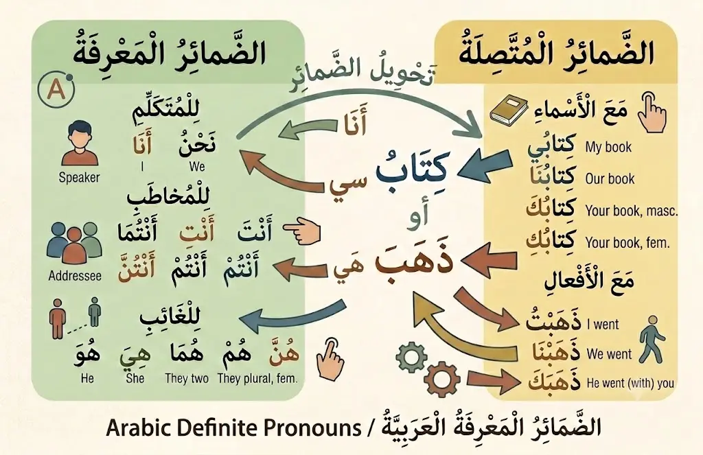 Definite Pronouns in Arabic
