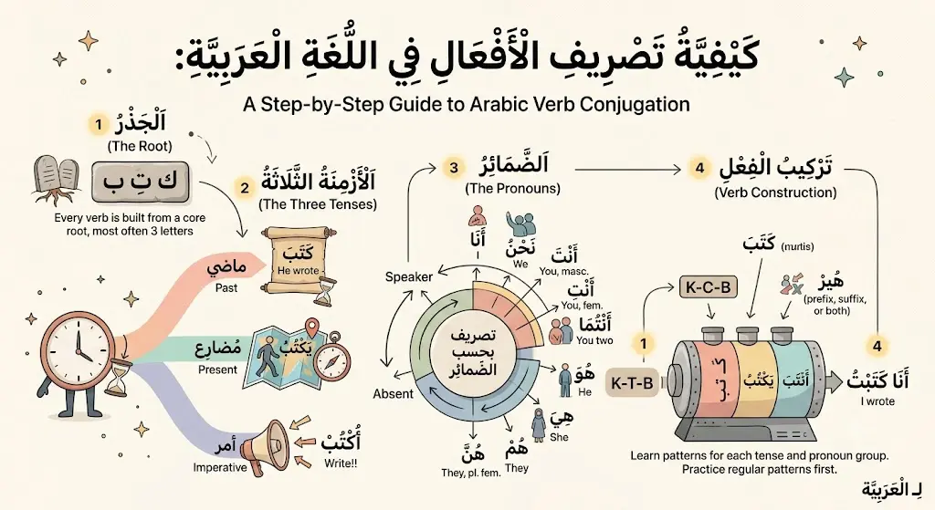 How to Conjugate Verbs in Arabic