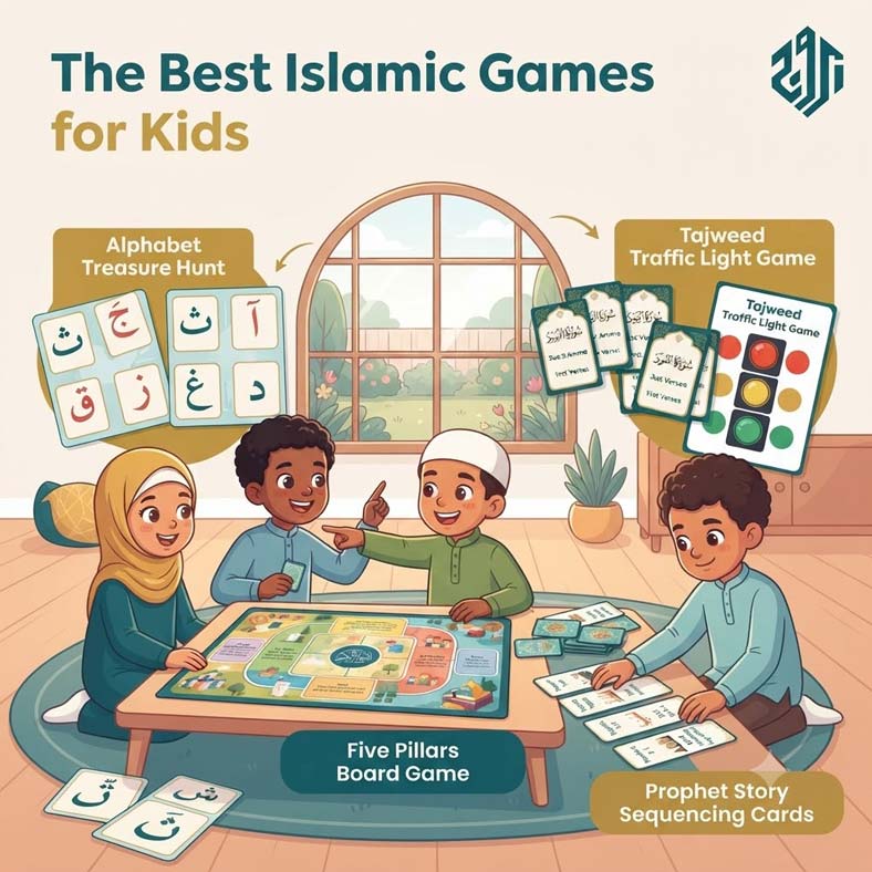 The Best Islamic Games for Kids: 12 Fun Activities That Make Learning Islam Easy